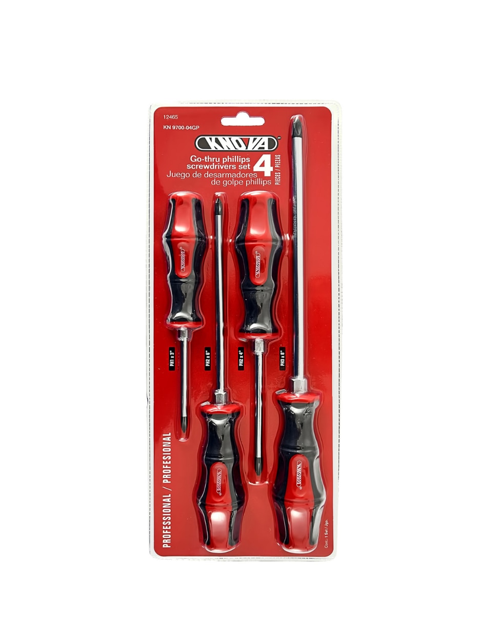 KNOVA Set de desarmadores KNOVA KN 9700-04GP 4 piezas (si aplica)